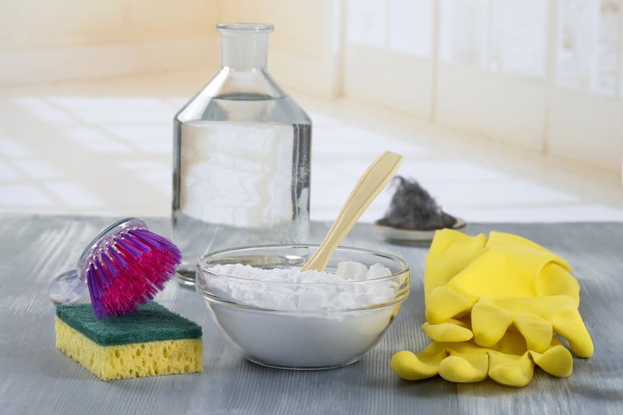 Baking Powder, Lemon Juice - Natural Cleaners
