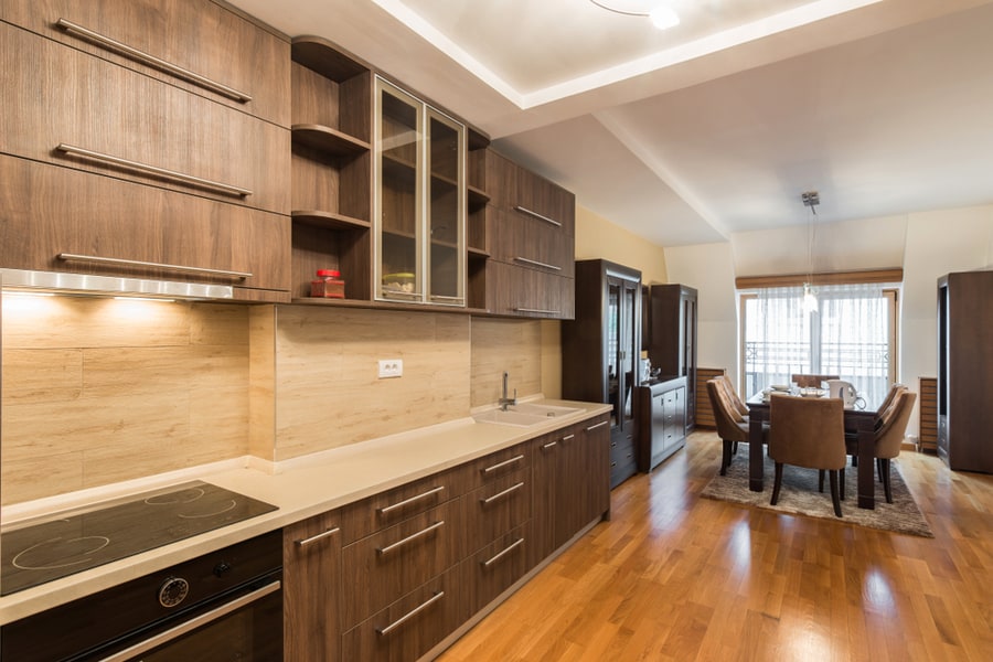 Brown Cabinets