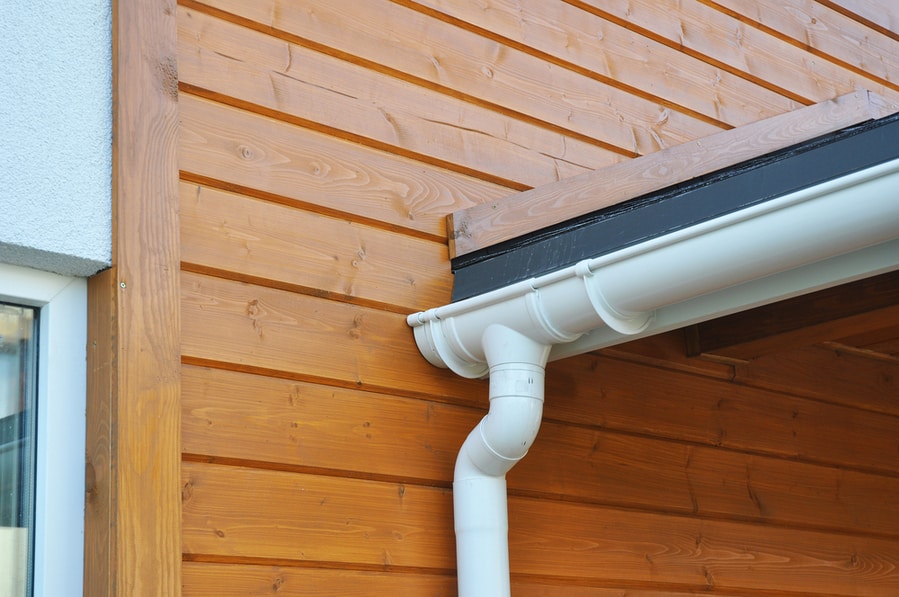 Closeup Of Problem Areas For Rain Gutter Waterproofing