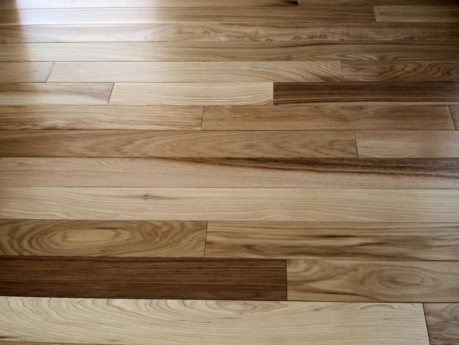 Hickory Wood Natural Floor For Use As Texture Background