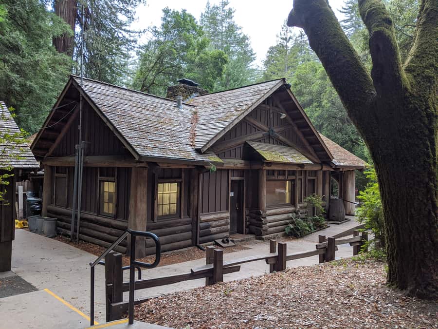 Ranger Station In The Woods