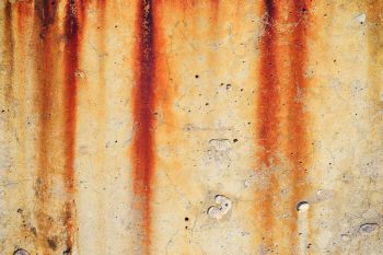Rust Stains On Concrete Surface