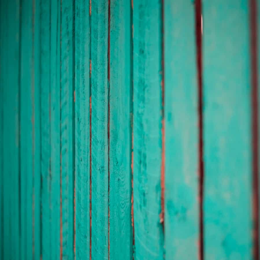 Turquoise Wood Panel