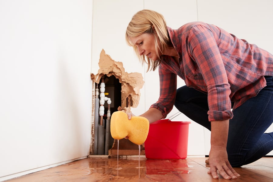 Swollen Wooden Floor