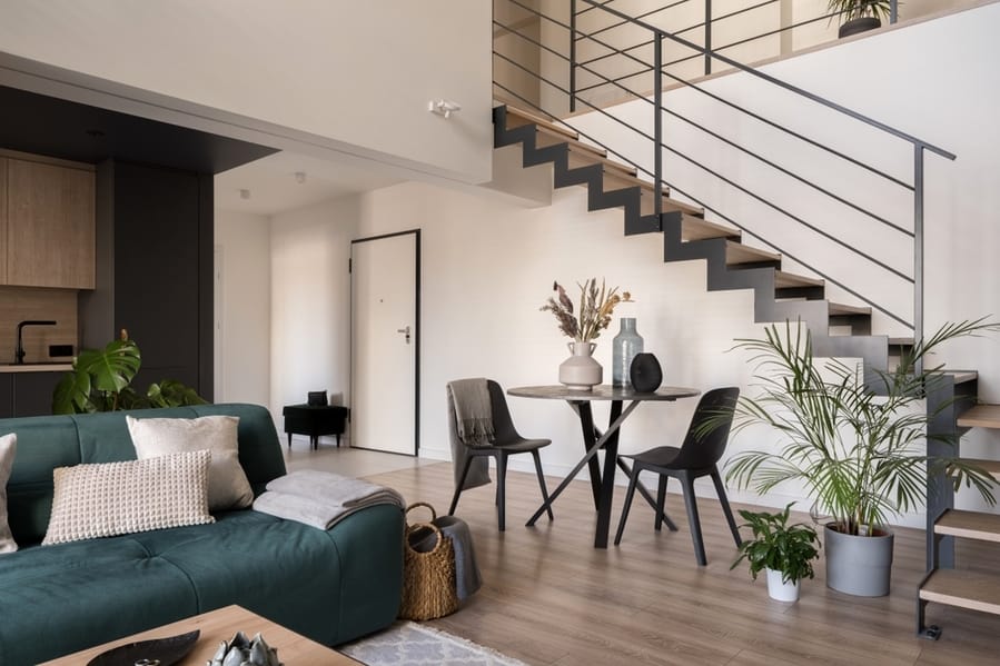 How Can I Hide My Stairs In My Living Room?