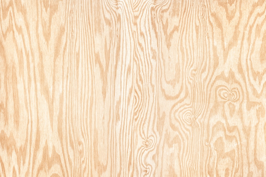 Plywood Texture With Natural Wood Pattern